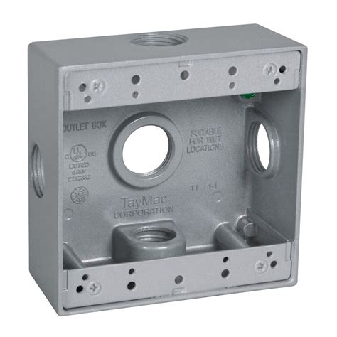 3 4 reducer outdoor electric box lowes|Hubbell TayMac 2.